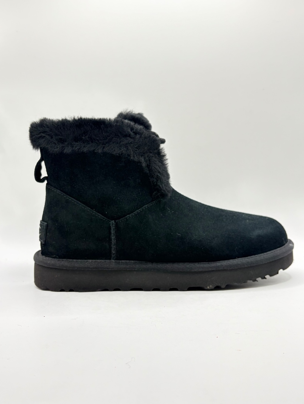 UGG Classic Mini Posy boots in black, women’s size 6